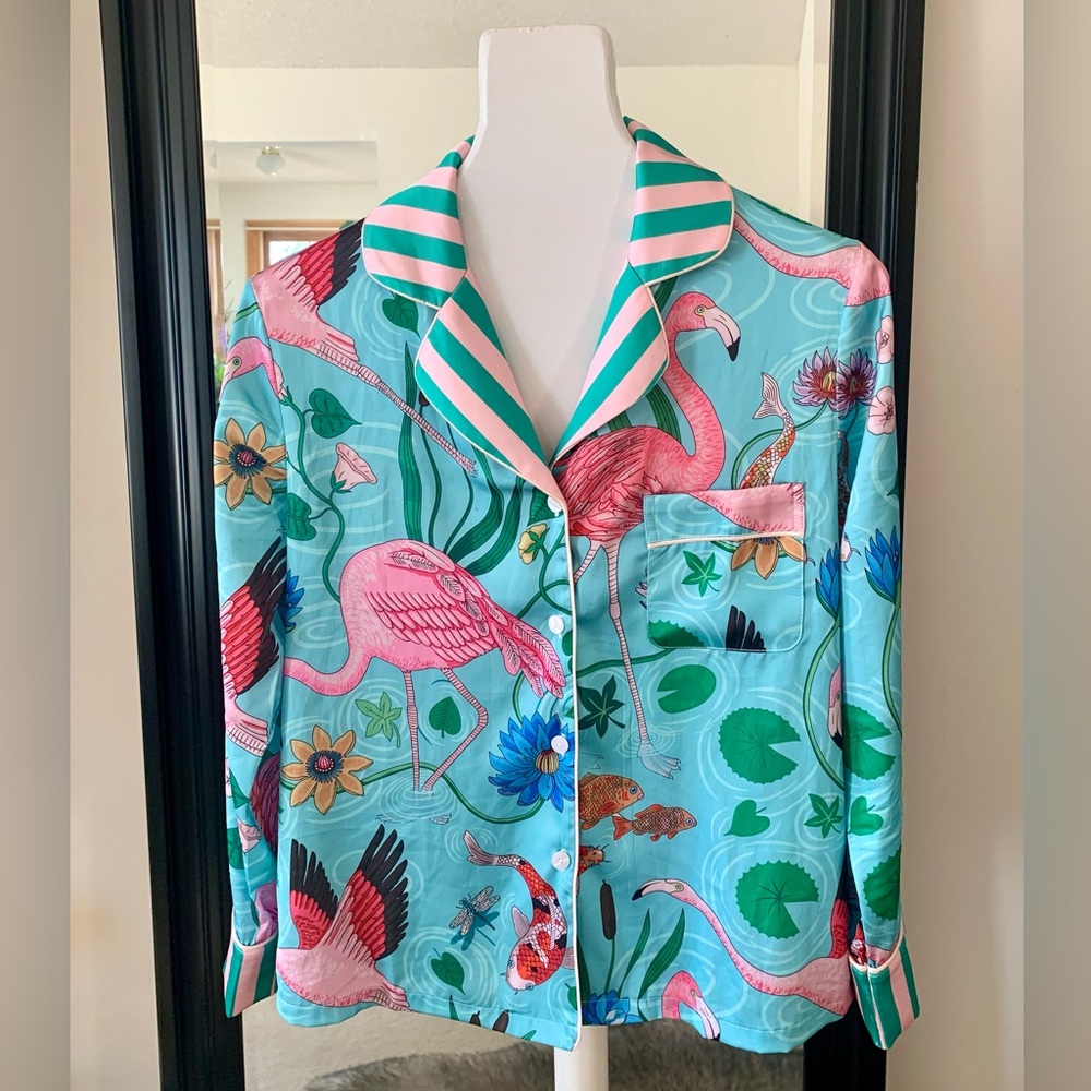 Miss Sparkling Satin Pajama Set